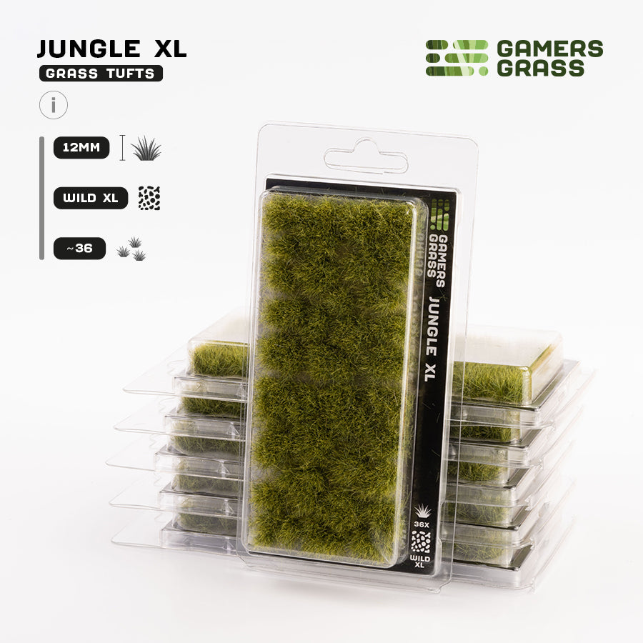 Jungle XL 12mm - Wild Tufts By Gamers Grass (Copy)