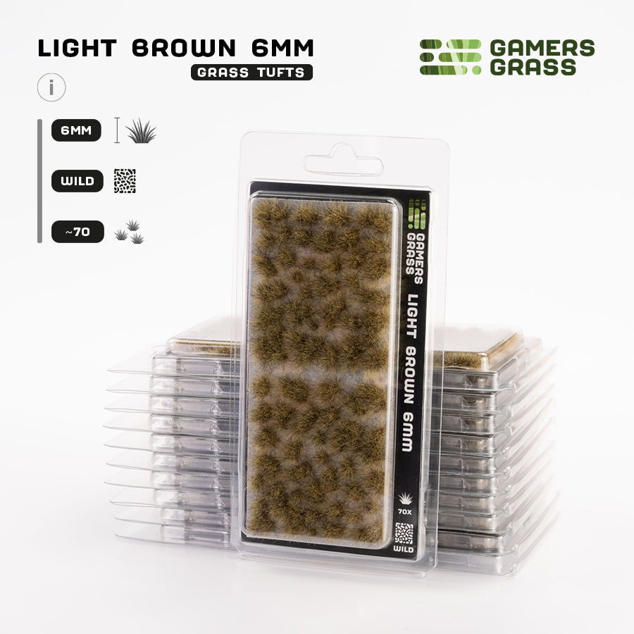 Light Brown 6mm - Wild Tufts By Gamers Grass