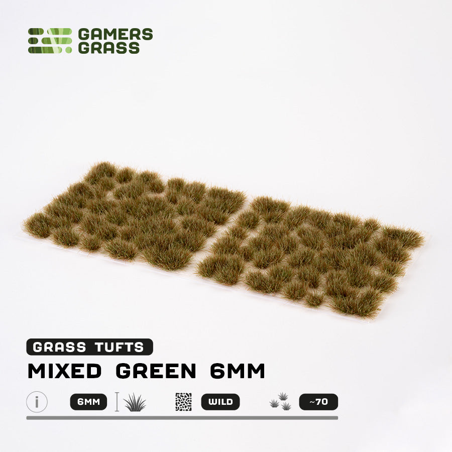 Gamers Grass Ciuffi D'Erba Autoadesivi Per Diorami E Modellismo - 4 Mm, Marrone