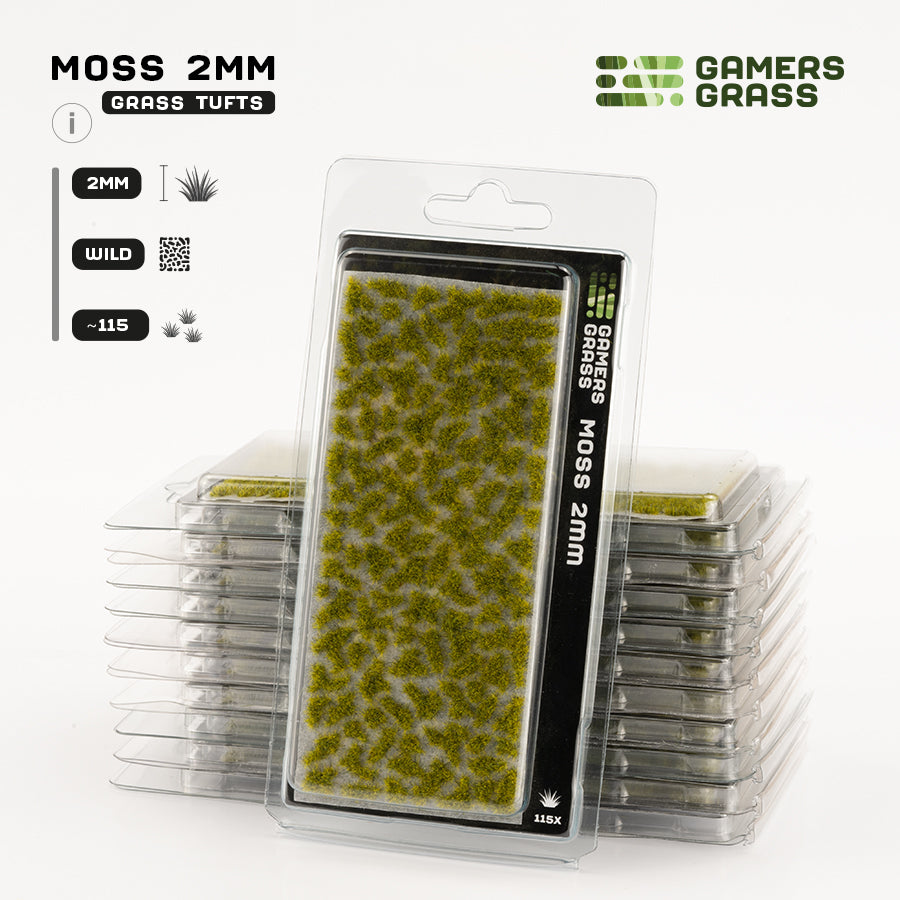 Moss 2mm - Wild Tufts By Gamers Grass
