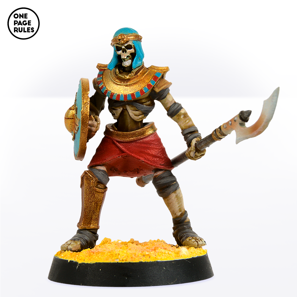 Skeleton Warriors (Spear) - Mummified Undead (5 Models)