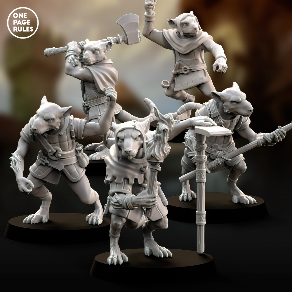 Militia - Ratmen (5 Models)