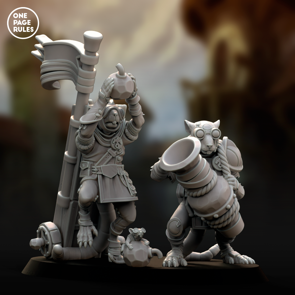Weapon Teams (Mortar) - Ratmen (2 Models)