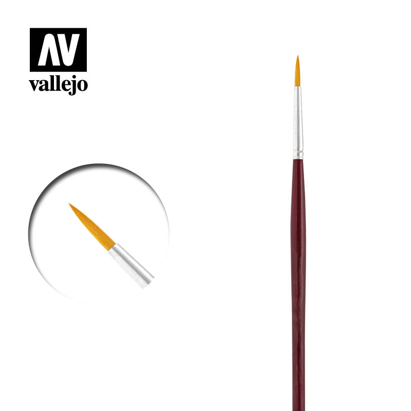 Detail - Design - Round Synthetic Brush No. 3/0 - Vallejo