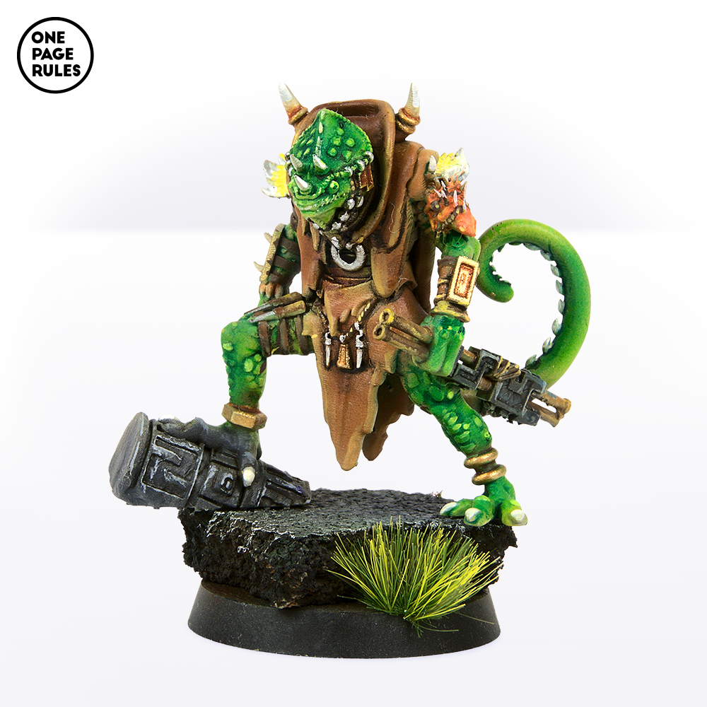 Gecko Champion (Chameleon Chief) - Saurians (1 Model)