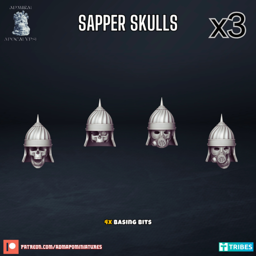 Sapper Skulls x3