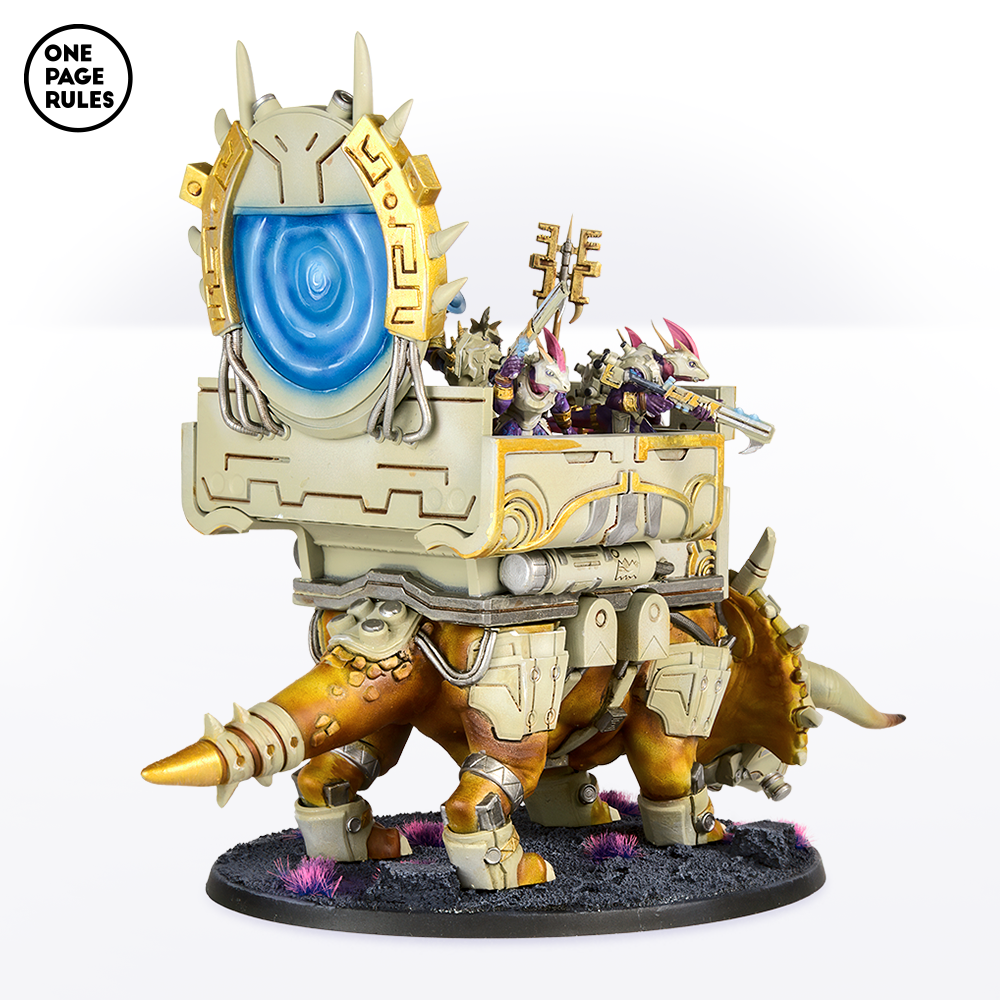 Triceratops (Priest) - Saurian Starhost (1+5 Models)