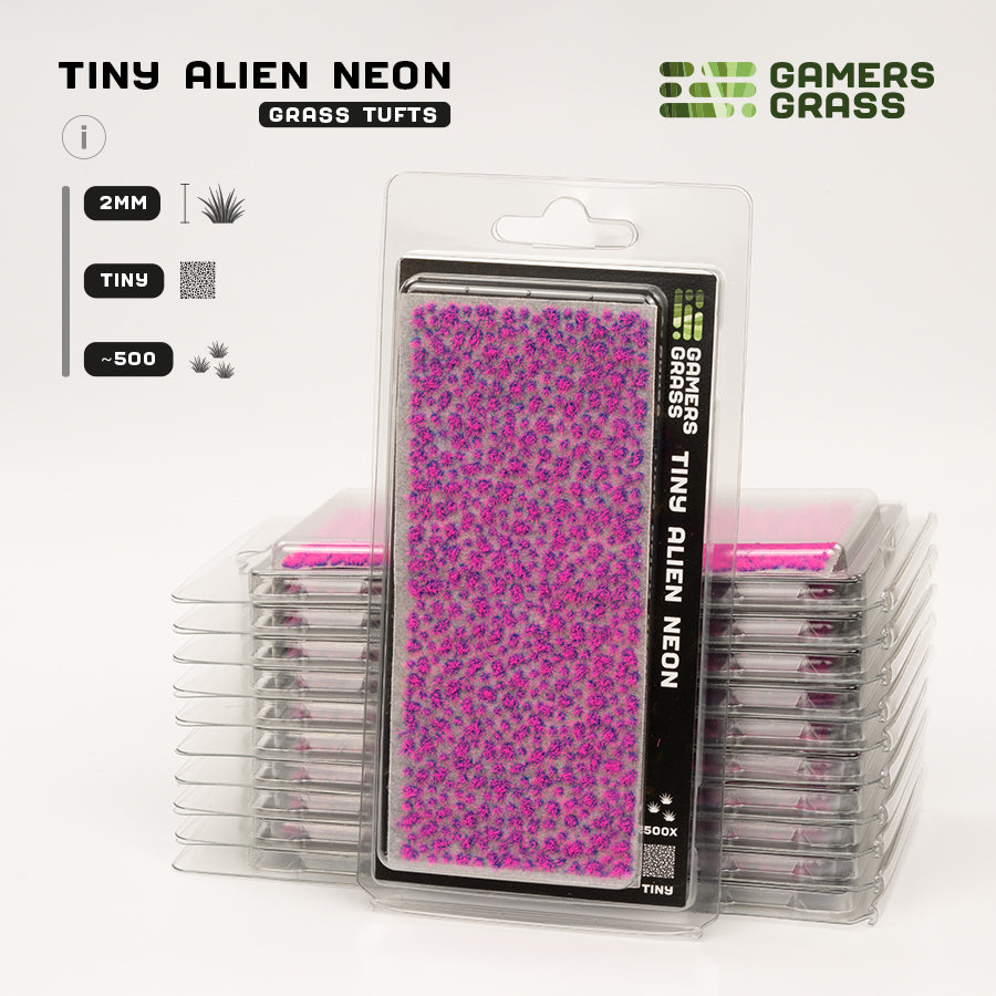 Alien Neon 2mm - Tiny Tufts By Gamers Grass