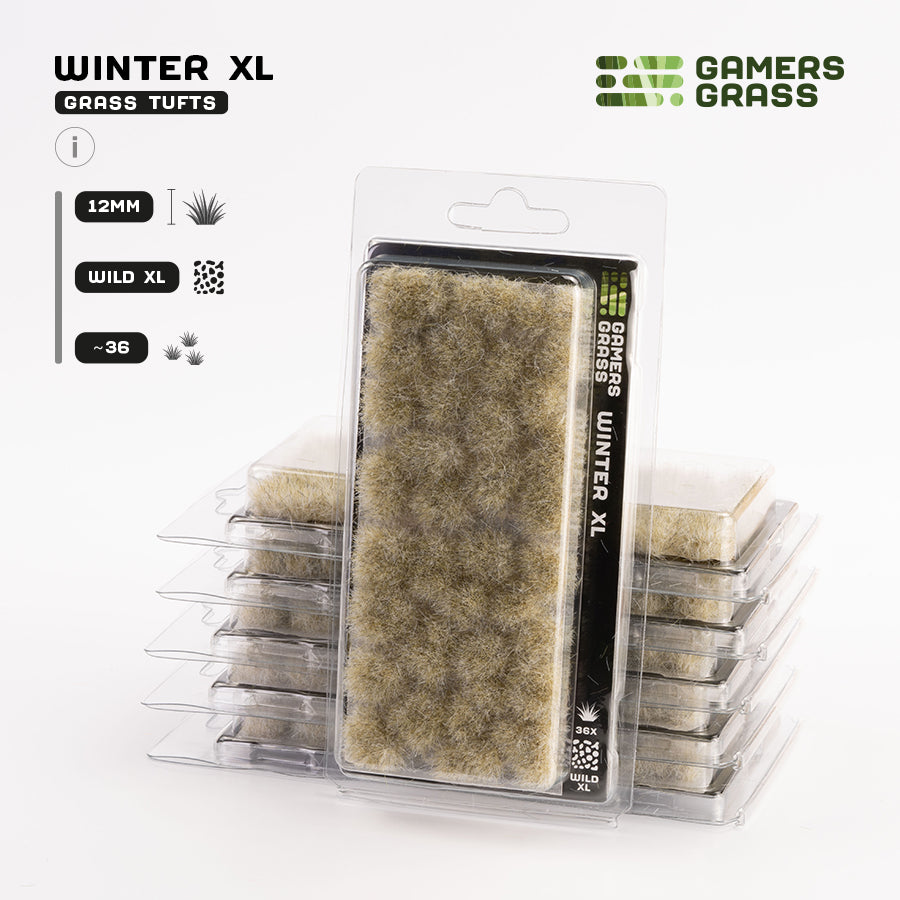 Winter XL 12mm - Wild Tufts By Gamers Grass