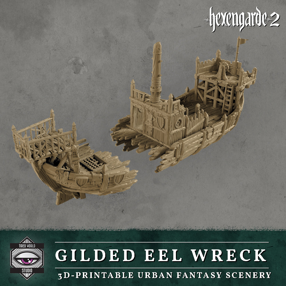 'Gilded Eel' Wreck - Tired World Studio
