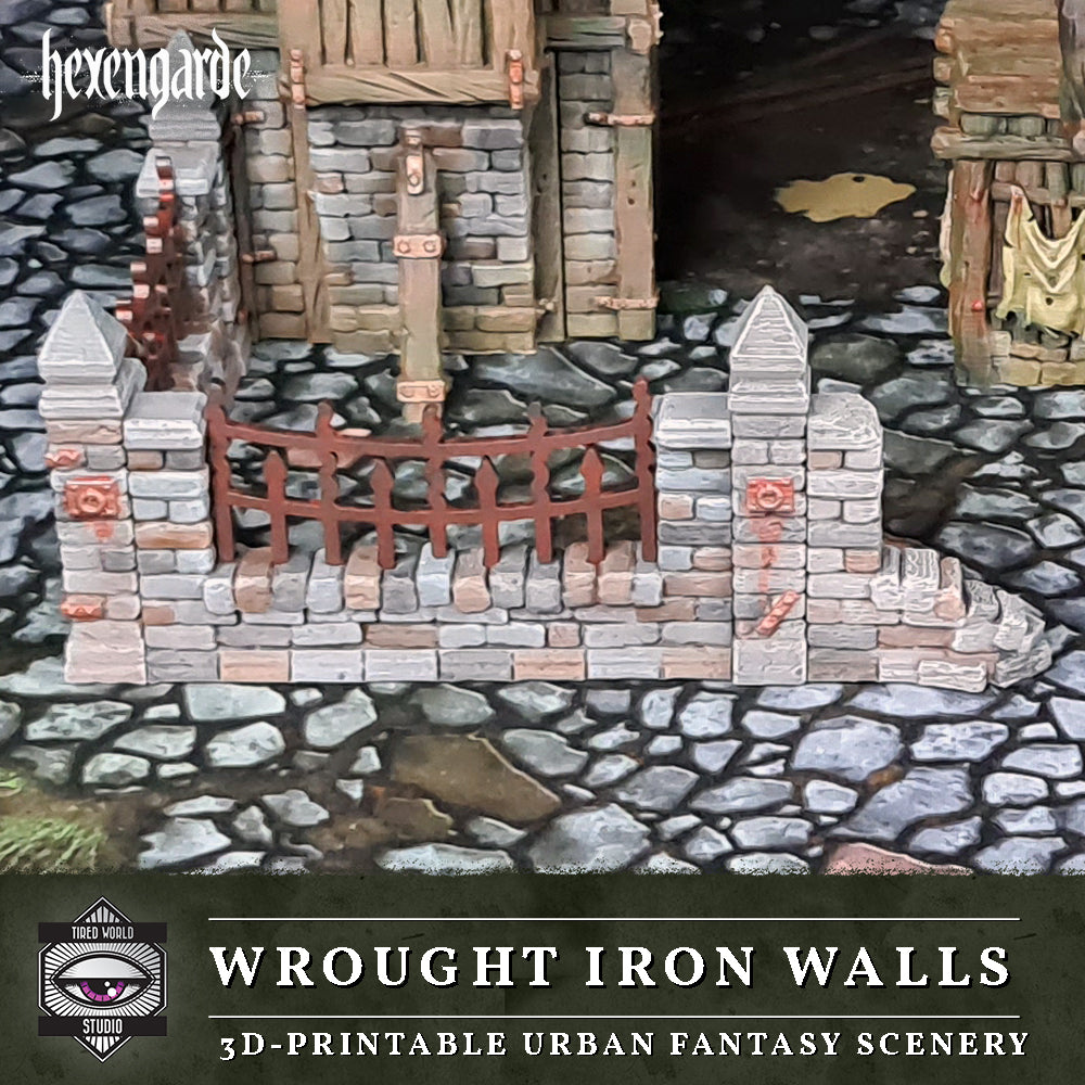 Wrought Iron Walls - Tired World Studio