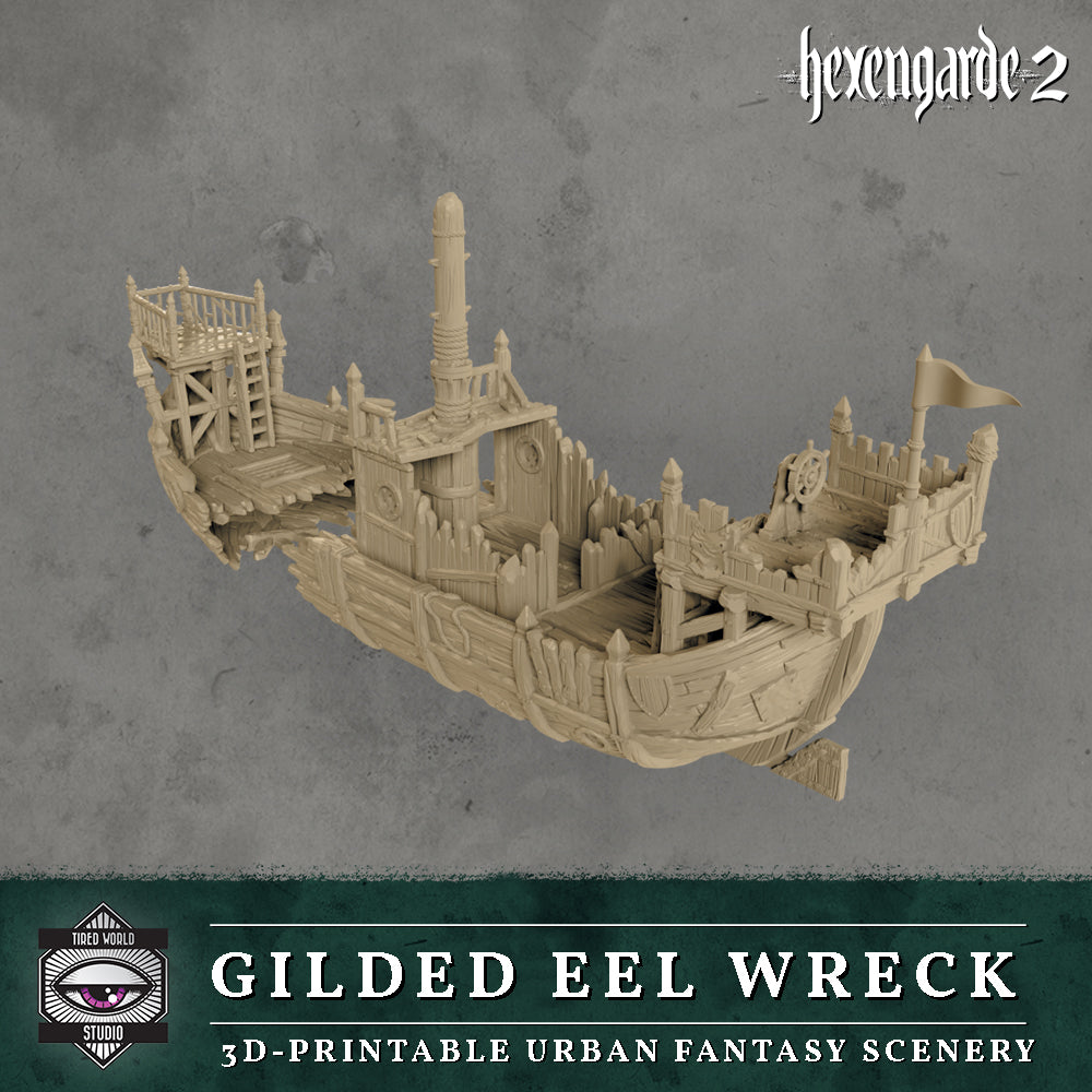 'Gilded Eel' Wreck - Tired World Studio