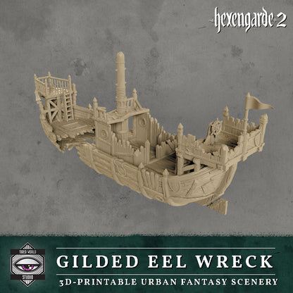 'Gilded Eel' Wreck - Tired World Studio