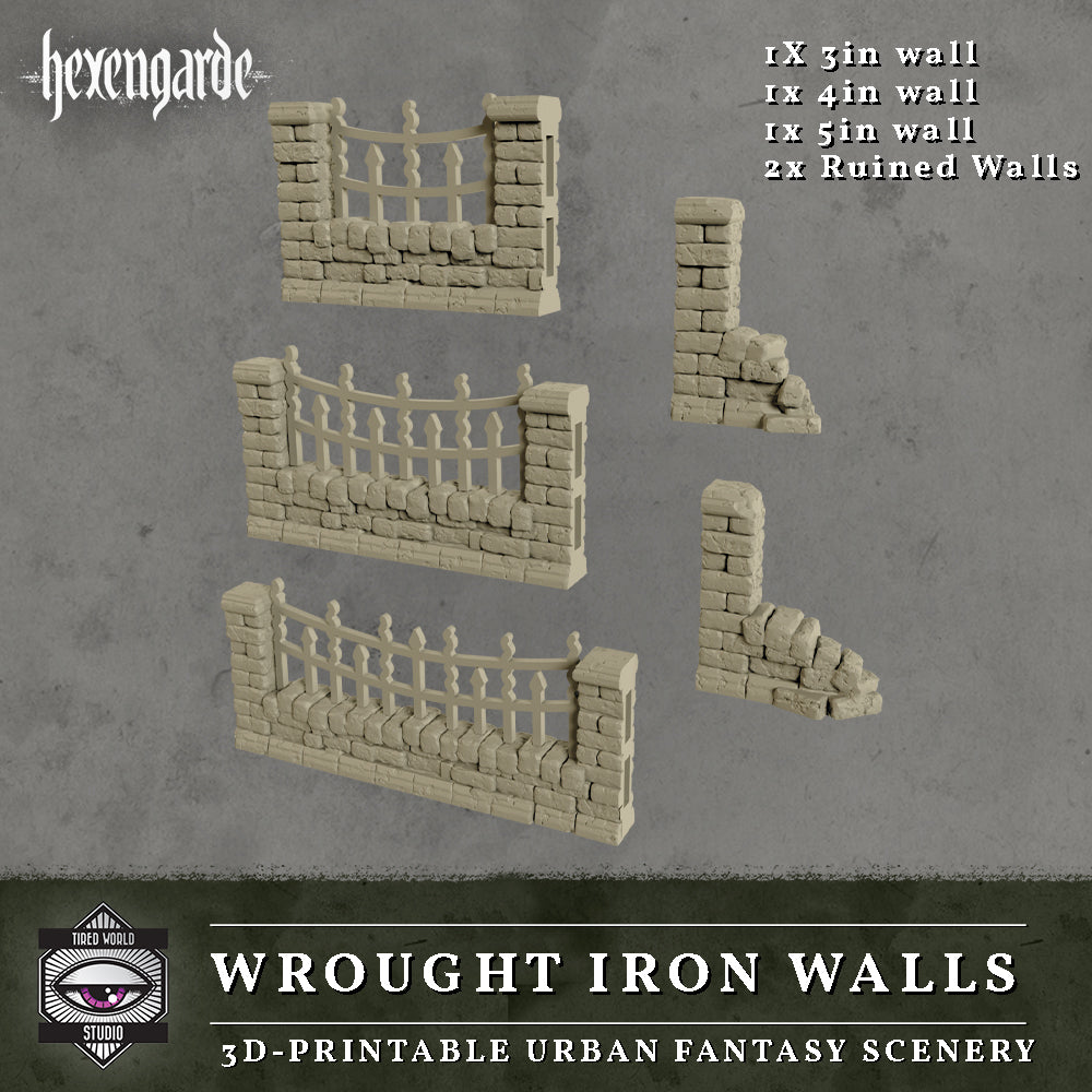 Wrought Iron Walls - Tired World Studio