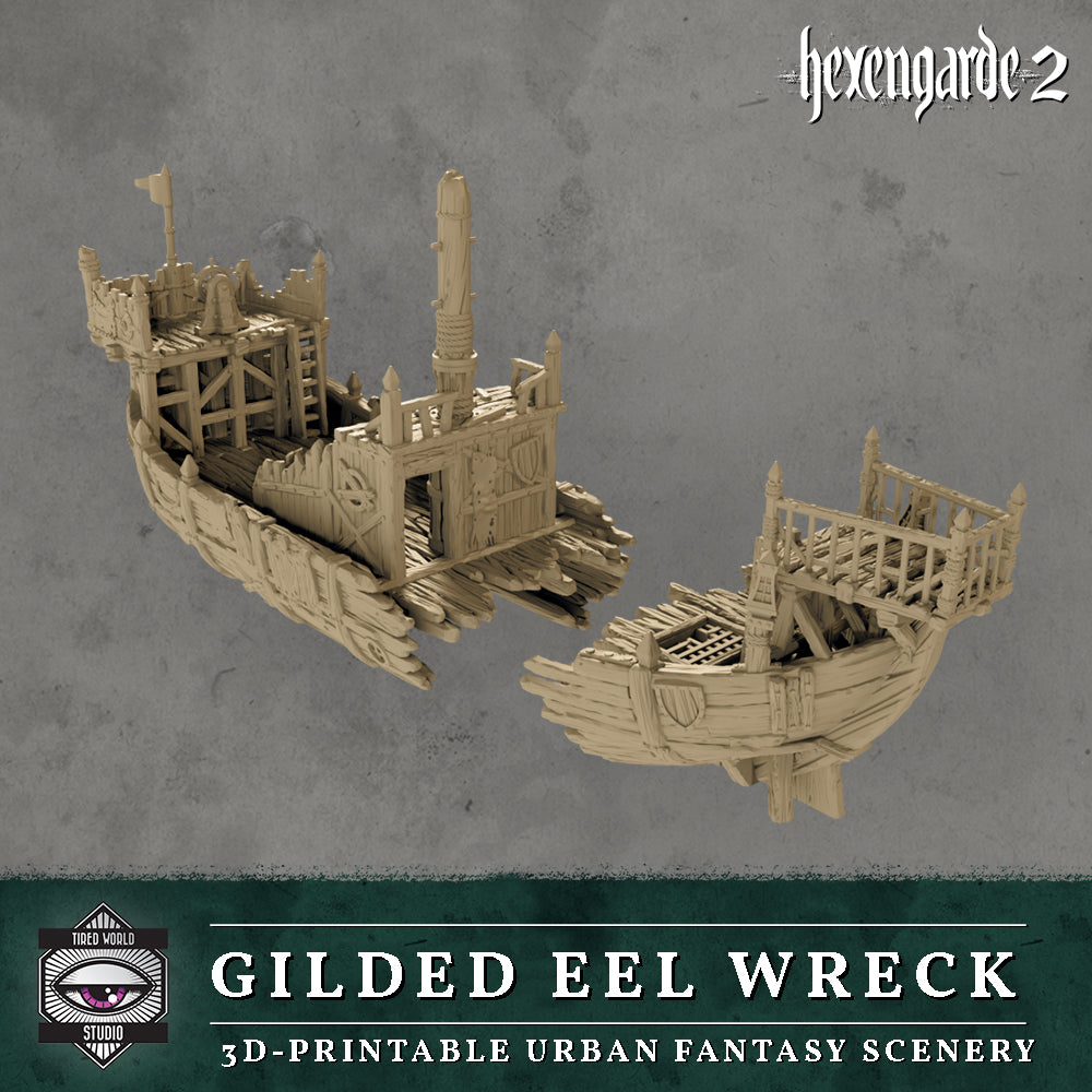 'Gilded Eel' Wreck - Tired World Studio