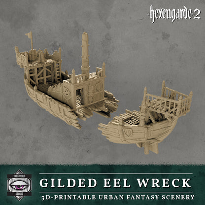 'Gilded Eel' Wreck - Tired World Studio