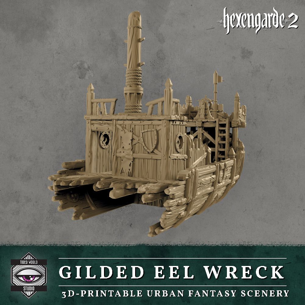 'Gilded Eel' Wreck - Tired World Studio