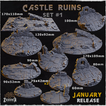 Castle Ruins Bases by Zabavka