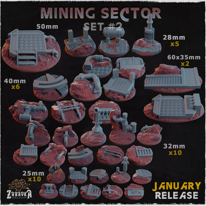 Mining Sector Bases by Zabavka Workshop
