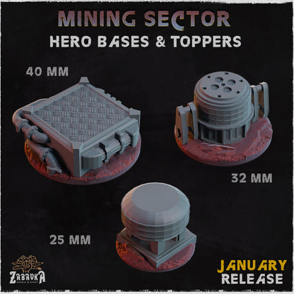 Mining Sector Bases by Zabavka Workshop