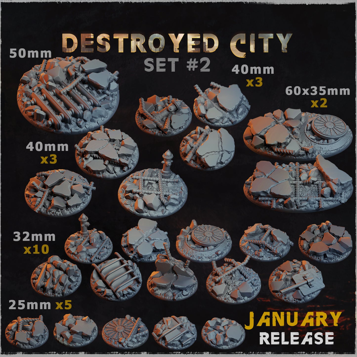 Destroyed City Bases by Zabavka