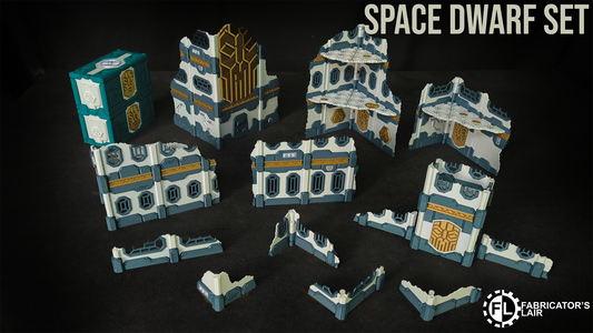 11th Edition Folding Terrain - Space Dwarf  Ruins Set