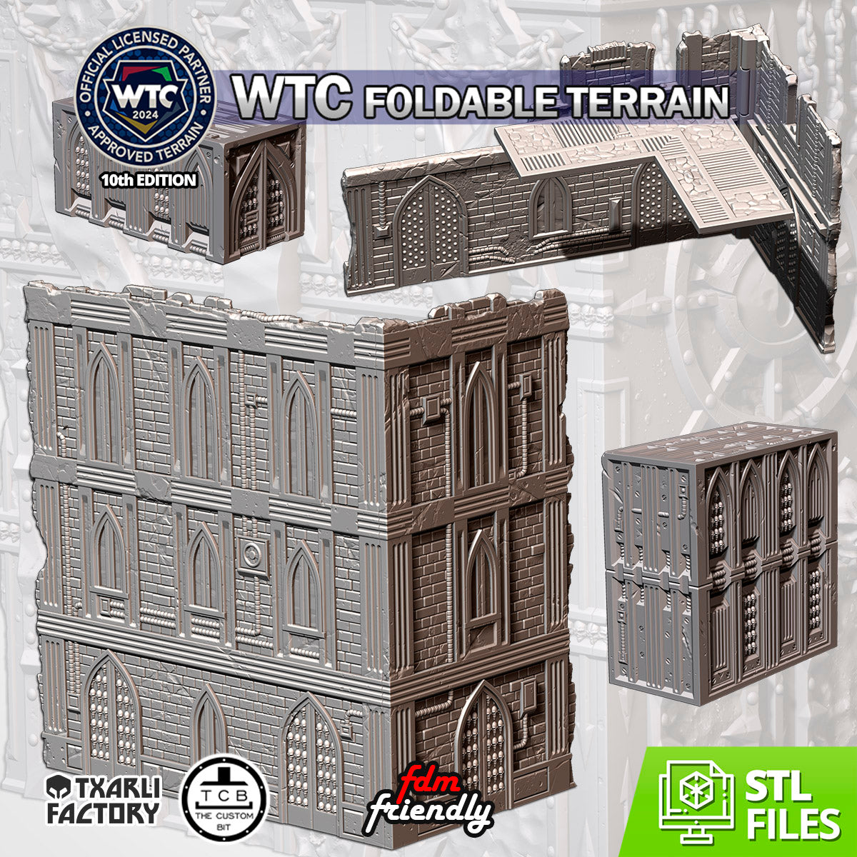 Medium WTC Foldable Terrain Pack By Txarli Factory