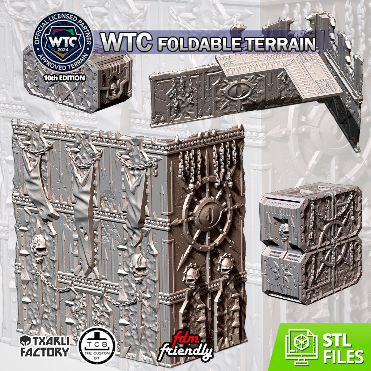 Medium WTC Foldable Terrain Pack By Txarli Factory