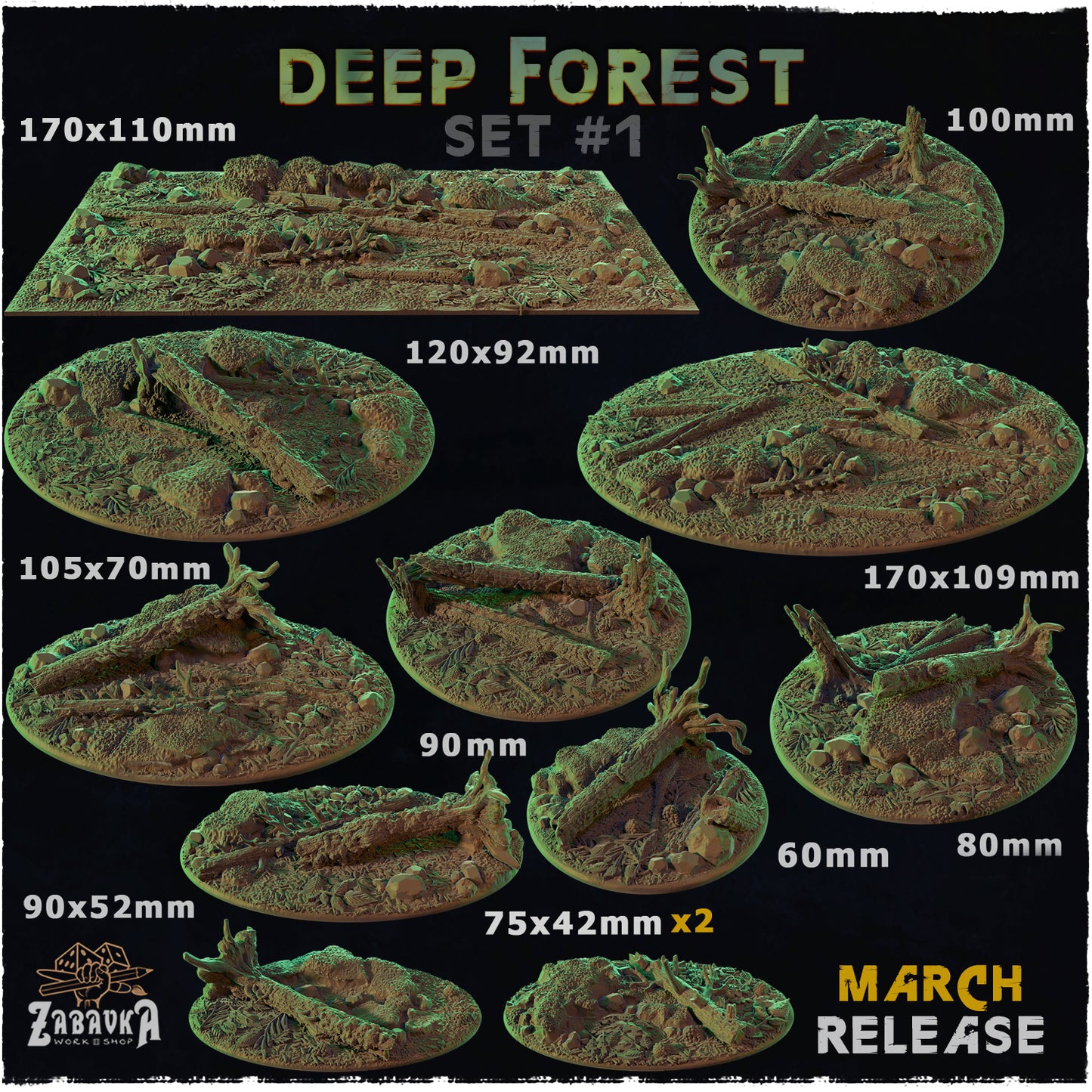 Deep Forest Bases by Zabavka Workshop