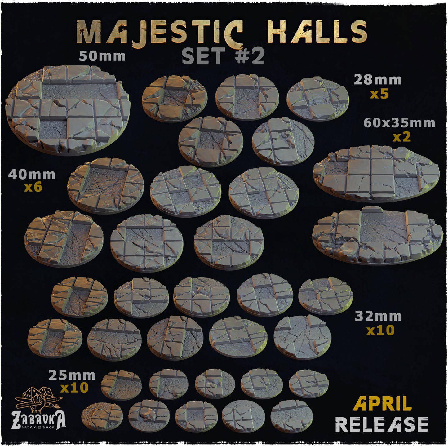 Majestic Halls Bases by Zabavka Workshop