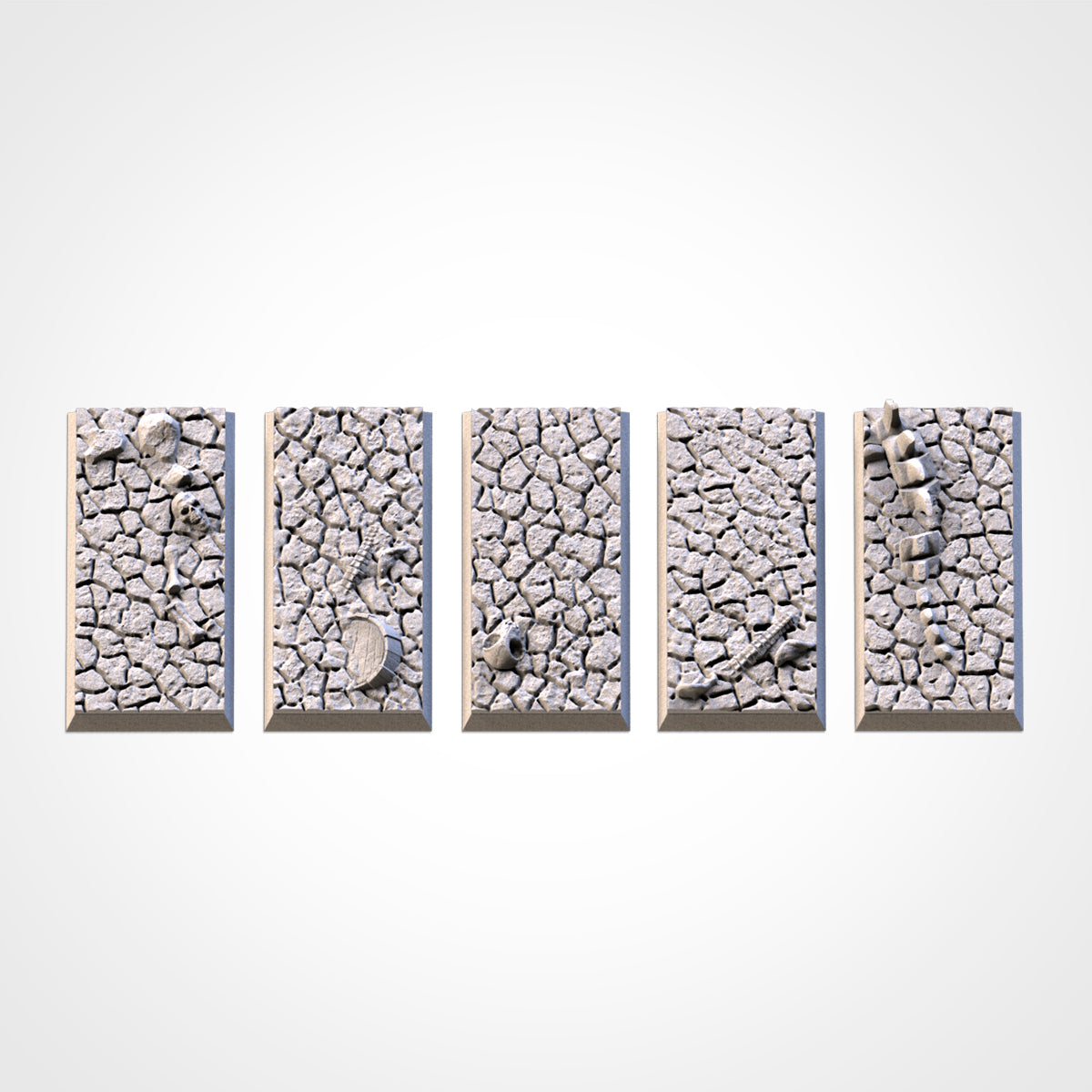 Cracked Desert Square Bases By Txarli Factory