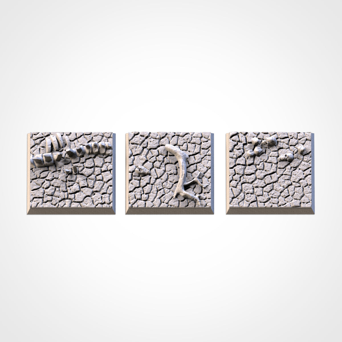 Cracked Desert Square Bases By Txarli Factory