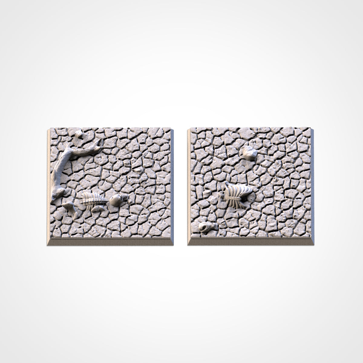 Cracked Desert Square Bases By Txarli Factory