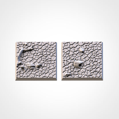 Cracked Desert Square Bases By Txarli Factory