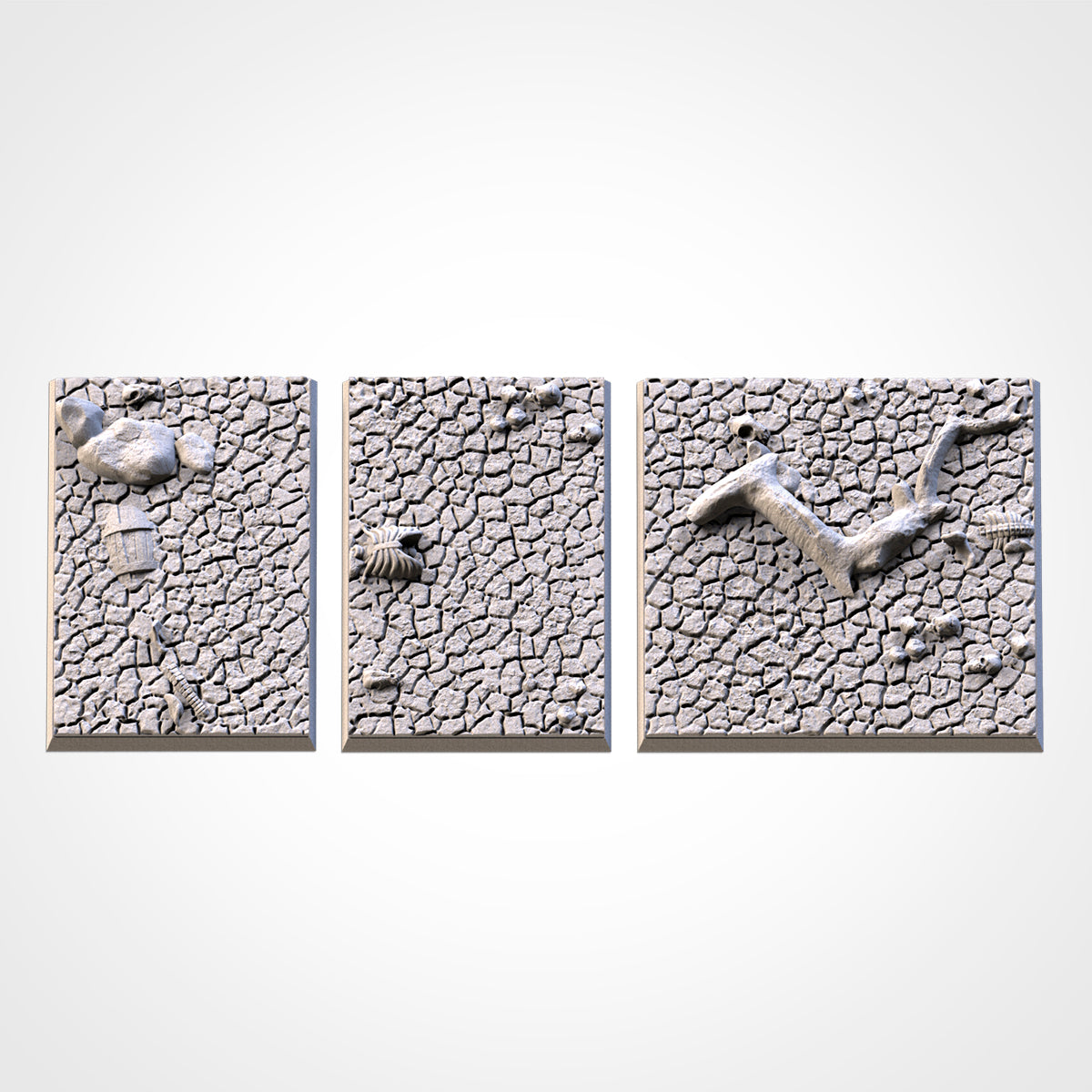 Cracked Desert Square Bases By Txarli Factory