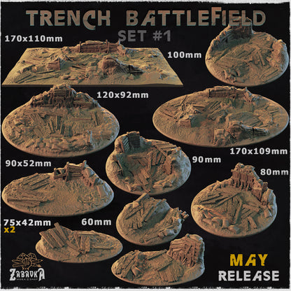 Trench Battlefield by Zabavka Workshop