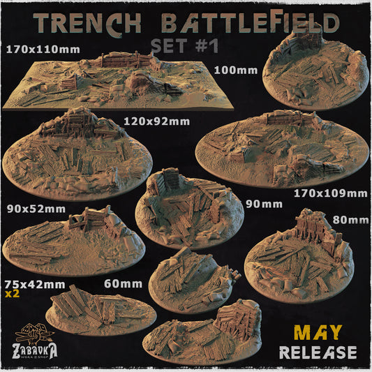 Trench Battlefield by Zabavka Workshop