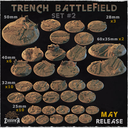 Trench Battlefield by Zabavka Workshop
