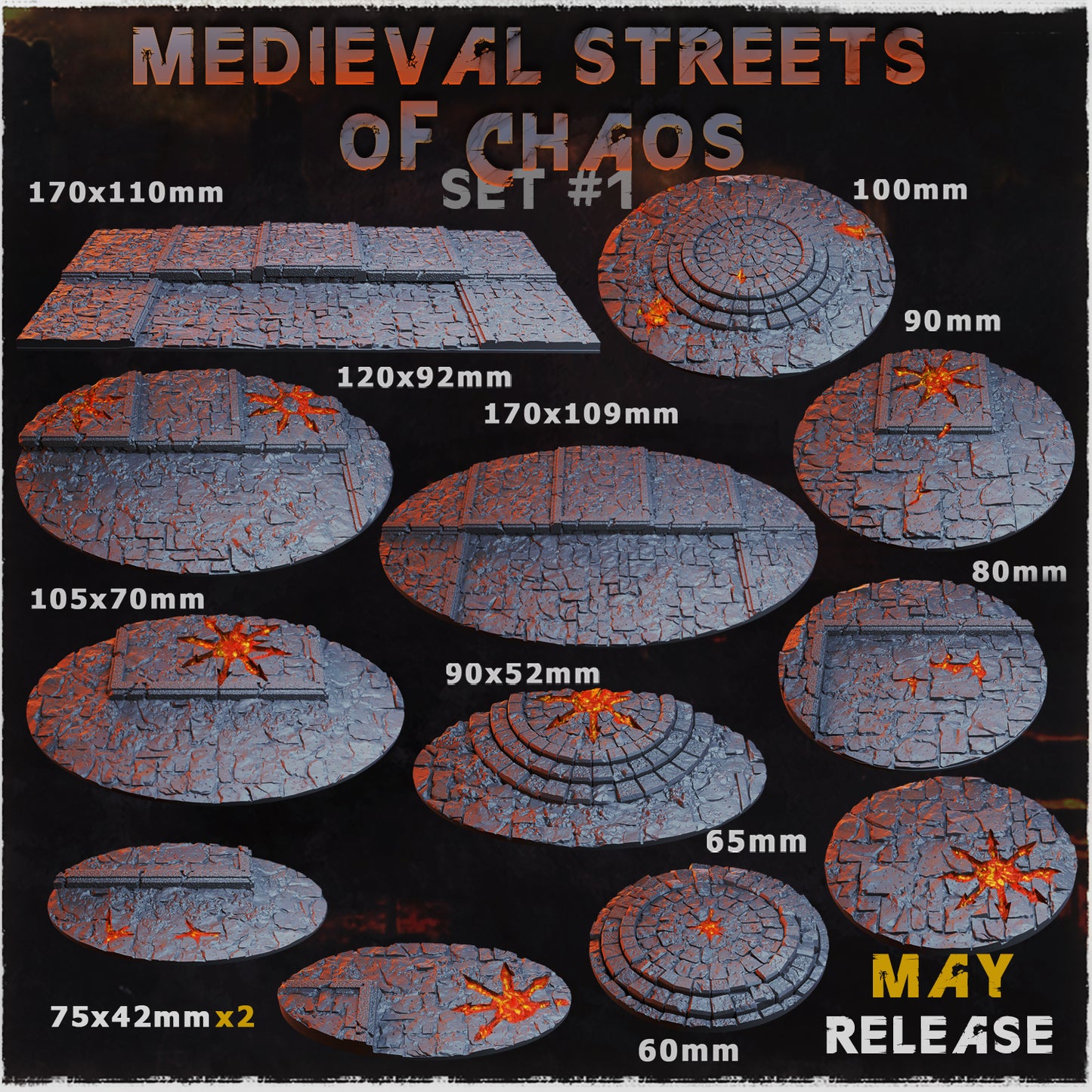 Medieval streets of chaos Bases by Zabavka