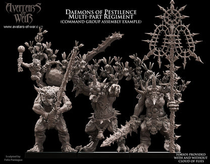 Demons of Pestilence with Cloud of Flies (Multi-Part Regiment) by Avatars of War