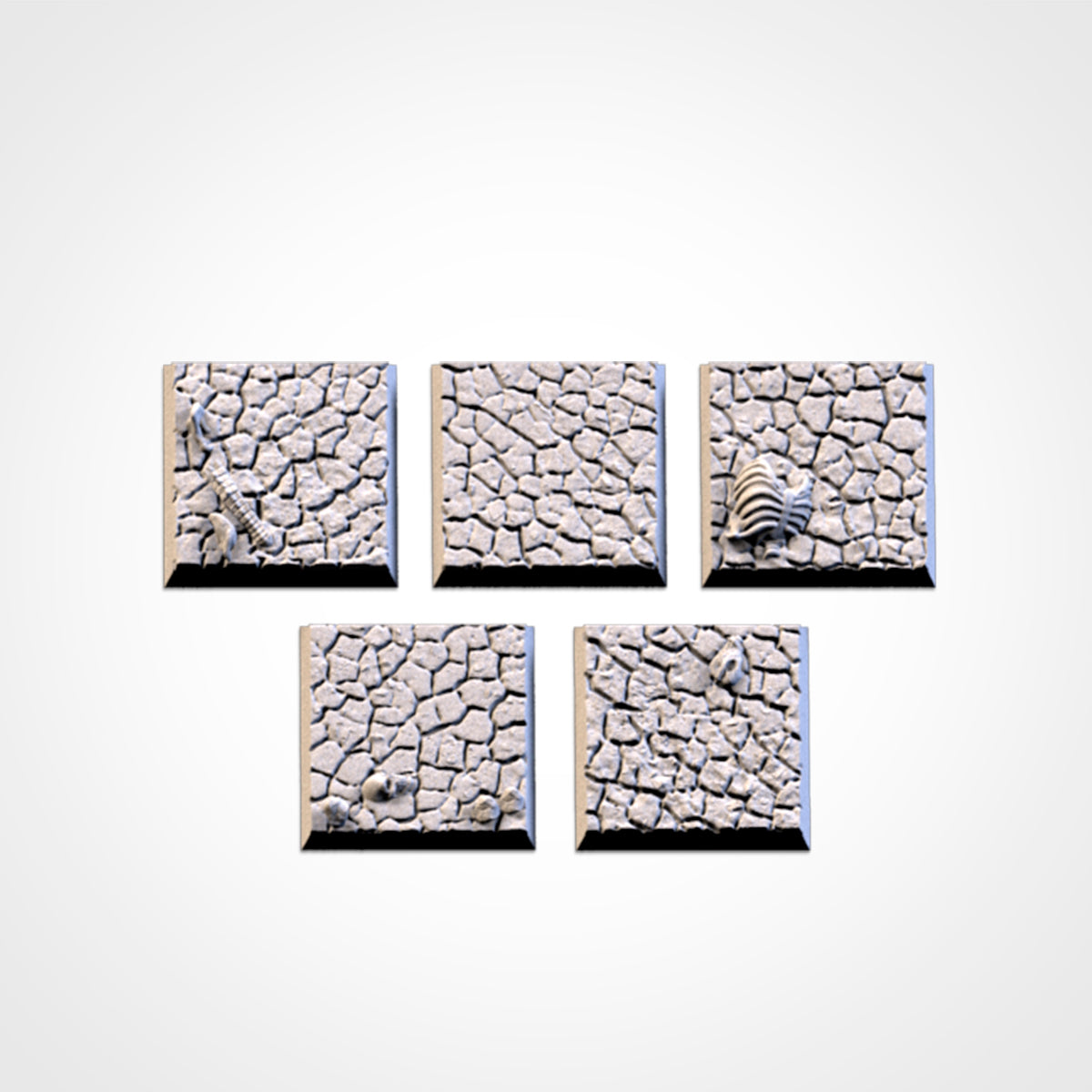 Cracked Desert Square Bases By Txarli Factory