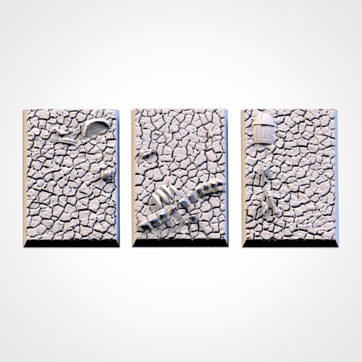 Cracked Desert Square Bases By Txarli Factory