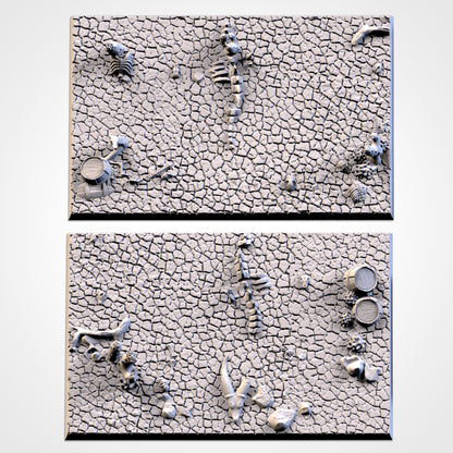 Cracked Desert Square Bases By Txarli Factory