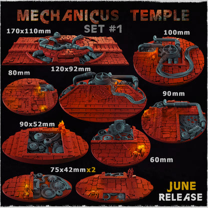 Mechanicus Temple Bases by Zabavka