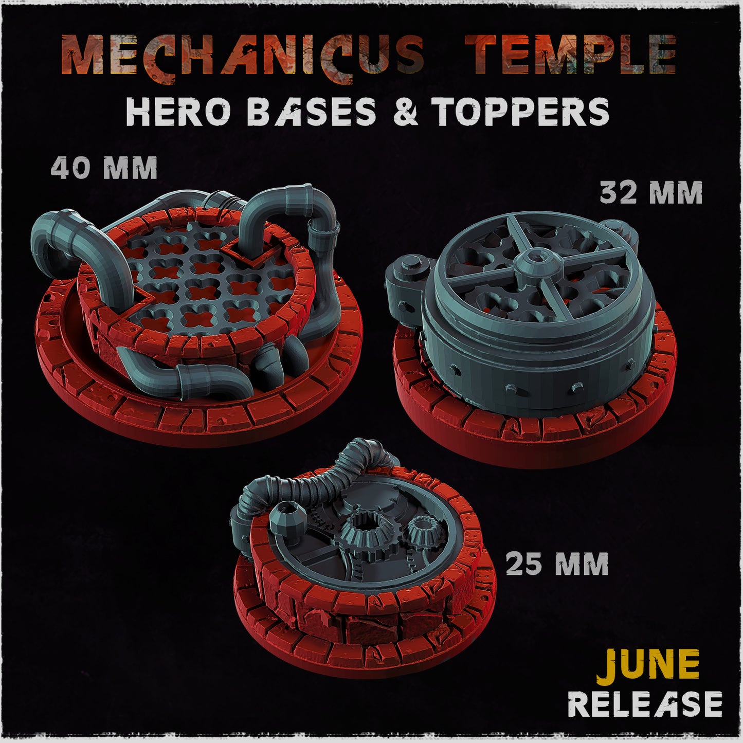 Mechanicus Temple Bases by Zabavka