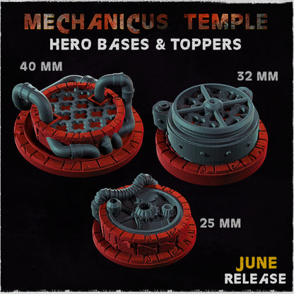 Mechanicus Temple Bases by Zabavka