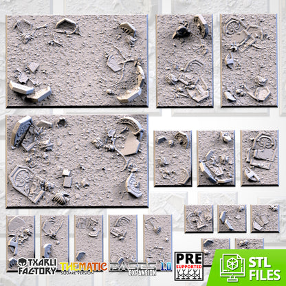 Graveyard Square Bases By Txarli Factory
