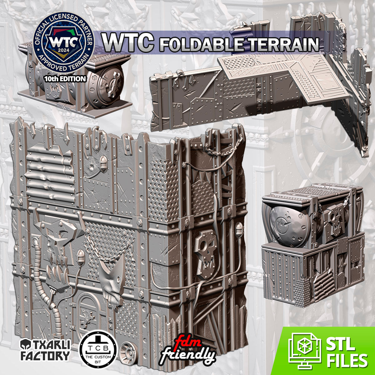 Medium WTC Foldable Terrain Pack By Txarli Factory