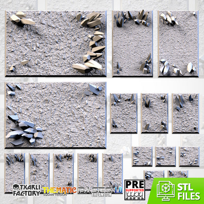 Crystals Square Bases By Txarli Factory