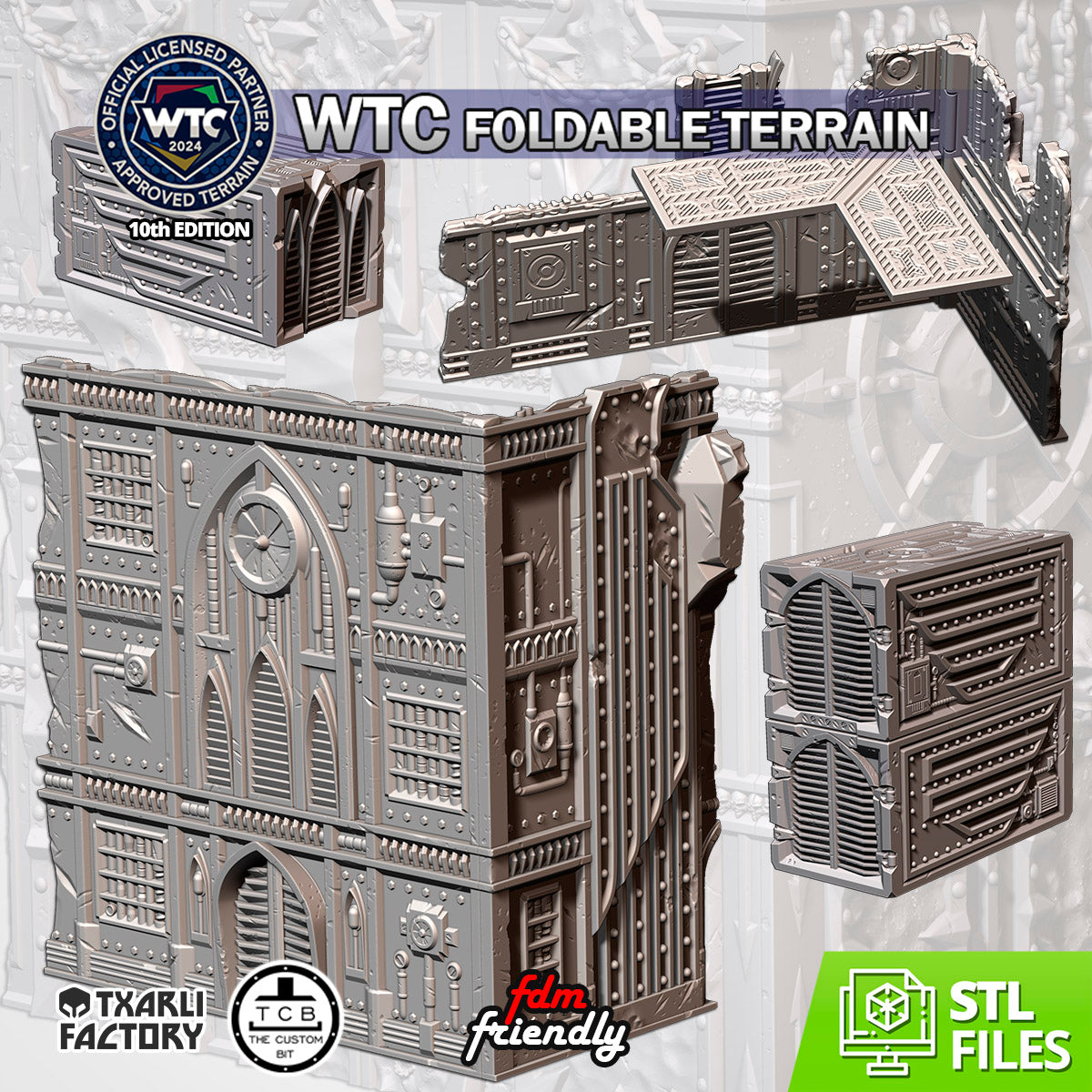 Medium WTC Foldable Terrain Pack By Txarli Factory